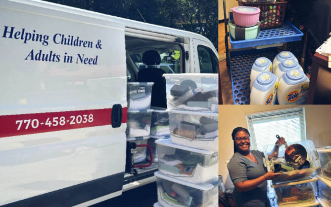 Assistance League of Atlanta provides move-in kits and supplies for individuals experiencing homelessness