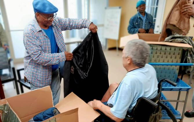 3Keys gives coats to residents who are transitioning out of homelessness